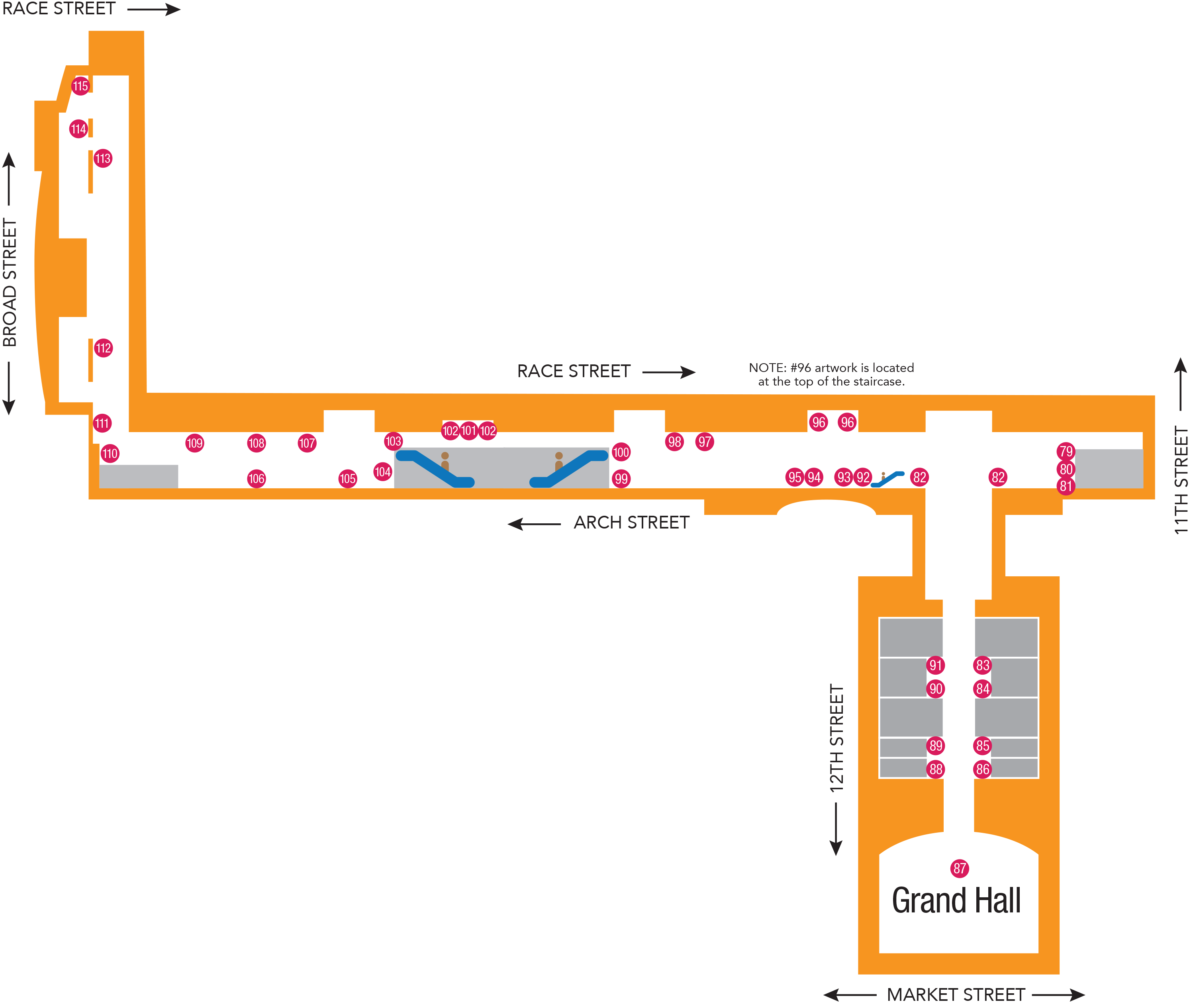 Concourse Level Map